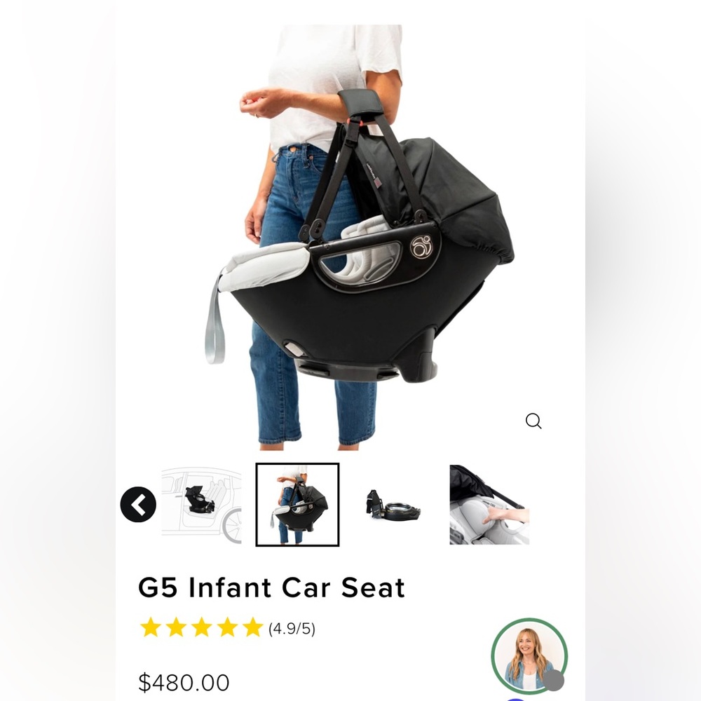 G5 Orbit Baby Infant Car seat